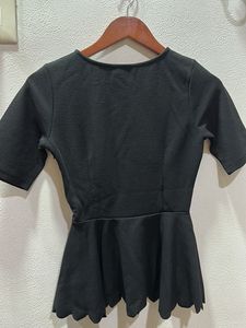 Black Top With Side Zip