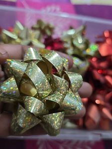Sparkling Golden Floral Craft Decor(5+5 with roll)