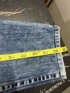 Here &amp; Now Men's Blue Washed Jeans