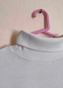 White Turtleneck Sweater