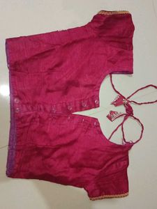 Elegant Embroidered Silk Saree