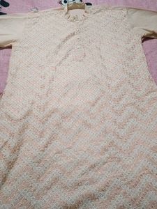 Men's Embroidered Kurta