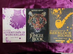 Classic Novels Bundle - Alice, Jungle Book, Sherlo