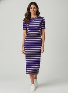 Striped Midi Dress