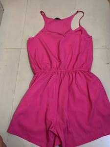 Vibrant Pink Romper