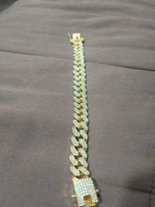 Chunky CZ Link Bracelet