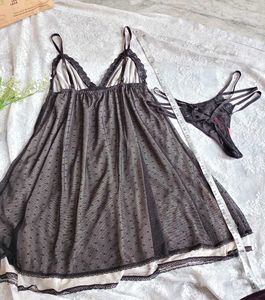 Sheer Black Lingerie Set