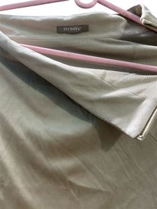 Elegant Suede A-Line Skirt