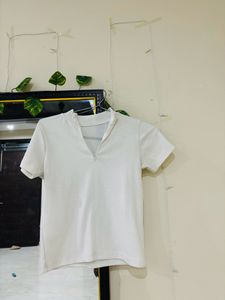 Women White Crop Top