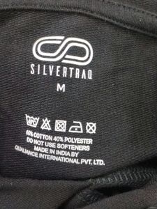 Silvertraq Black Casual Hoodie (Women)