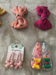 Cute bow Hair Clips Set