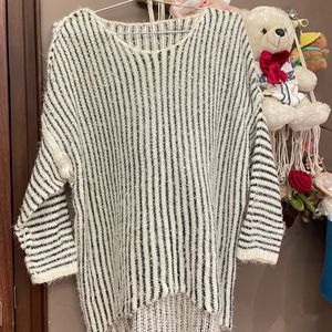 Cozy Striped Knit Sweater