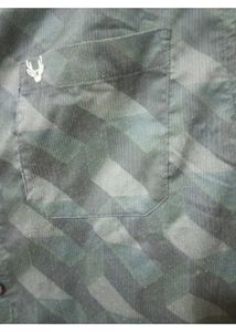 Men's Black and green Printed Casual Shirt