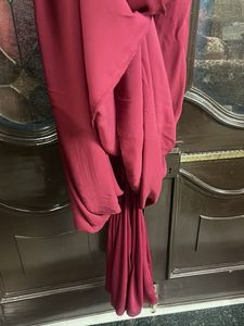 Sparkling maroon Ethnic Gown