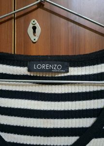 Striped Long Sleeve Top 🎀 (Made in korea)
