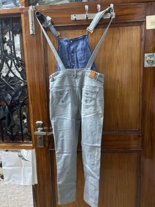 🌸Sky blue Denim Overalls