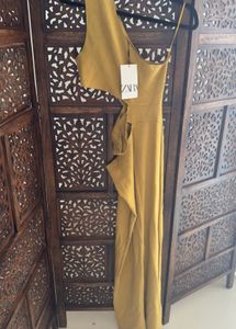 Zara New Celeb Style Cutout Sexy Midis Dress