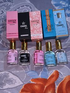 GUCCI & CHANEL Pro Perfume set of 5