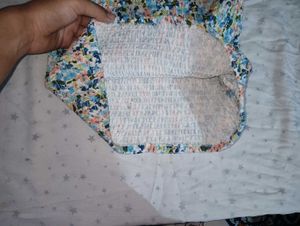 multi colour crop top