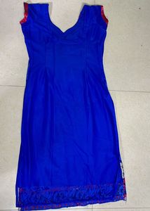 Blue Embroidered Kurta