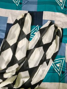 Tiered Geometric Print Dress