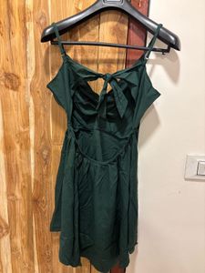 Chic Green Mini Dress