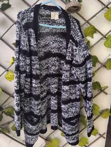 Striped Knit Cardigan