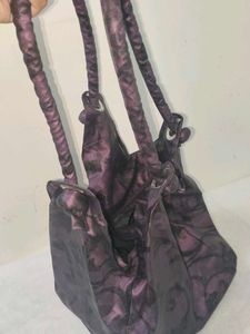 Purple baroque Hobo Bag