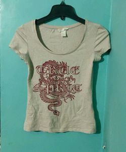 H&amp;M Graphic Tee - True Spirit Dragon