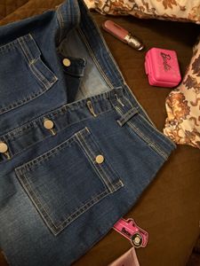 Mini denim skirt 🐆🎱