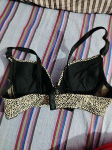 Leopard Print Push-Up Bra