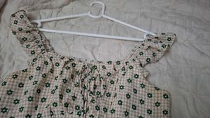 Cute Floral Print Cropped Top