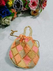 Boho Beaded Potli Bag 💰💕