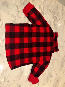 Red &amp; Black Plaid Flannel Shirt