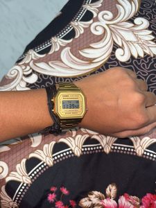 Vintage Goldtone Casio Watch