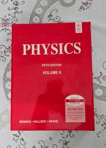 Physics Vol II - Fifth Edition