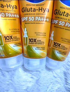 Pack Of 3 Vaseline Gluta-Hya SPF 50 Sunscreen