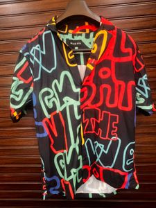 Bold Graphic Print Short Sleeve Shirt