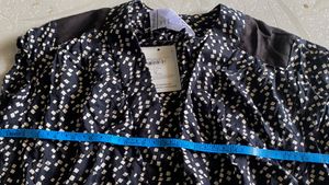 New Remanika Black Printed Lenzing Modal Top–XS