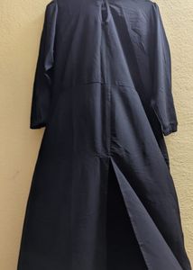 Black Kurti With Slit In The Front