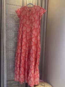 Beautiful Coral Floral Print jumpsuit