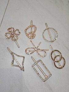 Premium Rhinestone Hair Clips Collection