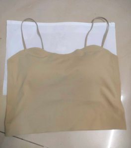 Beige Color seamless bralette