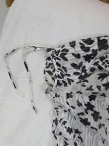Nexus Chic Black &amp; White Floral Blouse
