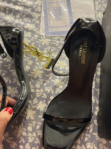 Saint Laurent Black Patent Heels