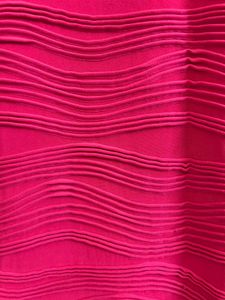 Innocence Pink Black Pearl Neck Bodycon Dress