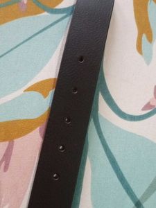 Classic Black Leather Belt