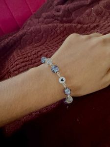 Y2K Bracelet with Heart Charm