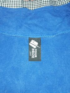 Stylish Blue Jacket with inner top srugfor Women