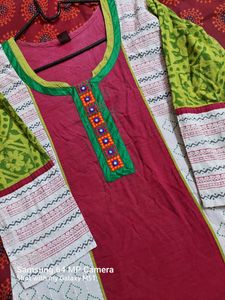Multicolored Cotton Kurti